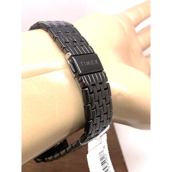 Timex Men's Watch TW2T50400 Quartz Black Dial Day Date Stainless Steel 41mm - Picture 10 of 14